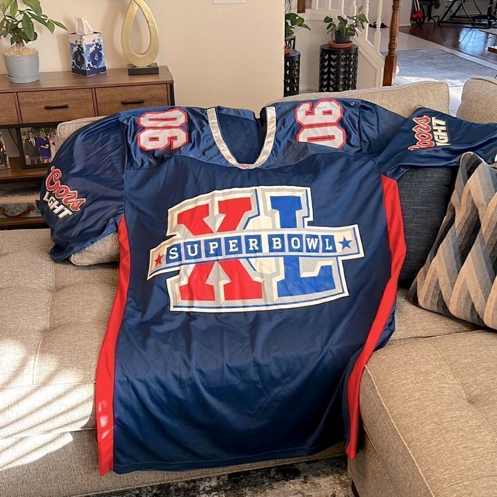 Coors Light Giant/Oversized Jersey from Super Bowl XL Wall Hanging